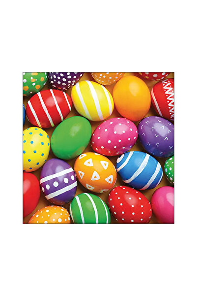 Ambiente Șervețele de masă 33x33 cm Ouă de Paște pictate Mix FSC