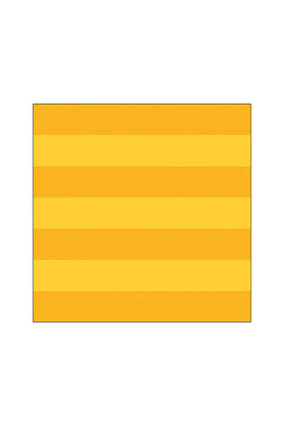 Ambiente Table napkins 33x33 cm Block stripe yellow FSC Mix