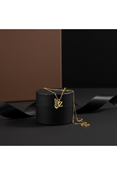 TabiTela 8 ayar altın kolye ucu "Z"harfi GM365 1 gr