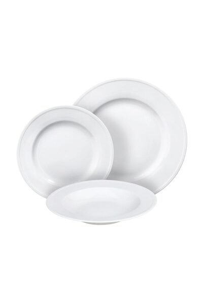 Tognana 18-piece Milano white porcelain table set