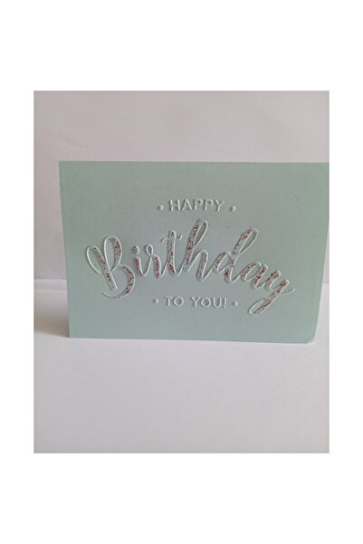 OEM Embossed 3D Greeting Card - Name Day, Happy Birthday