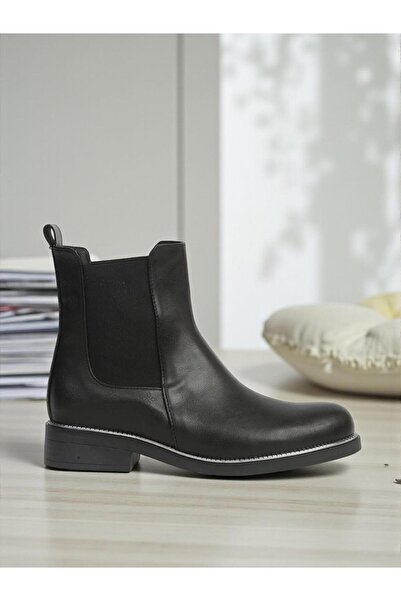 Pierre Cardin 55086 Black Full Orthopedic Daily Women's Boots