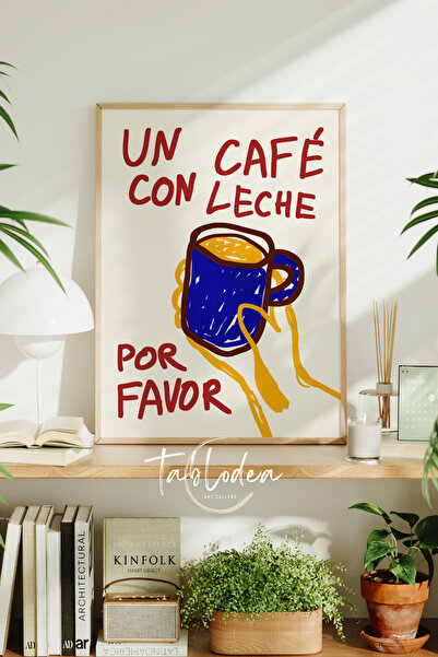 tablodea Poster înrămat în stil spaniol pentru decorarea bucătăriei, cu temat...