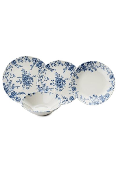 Asir Dinner set 24 pcs, porcelain Multicolor