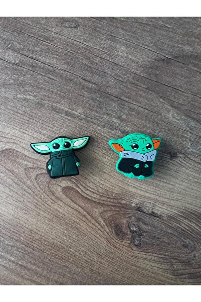Crocs Jibbitz Terlik Süsü 2 Adet baba yoda