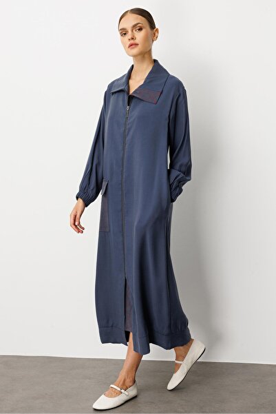 Micca Soft Modal (%90 Modal içerik) Rouge Garni Detaylı Kap Ferace-Laci