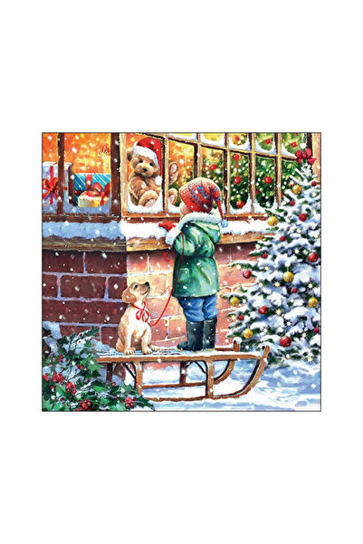 Ambiente Table napkins 33x33 cm Wishing FSC Mix