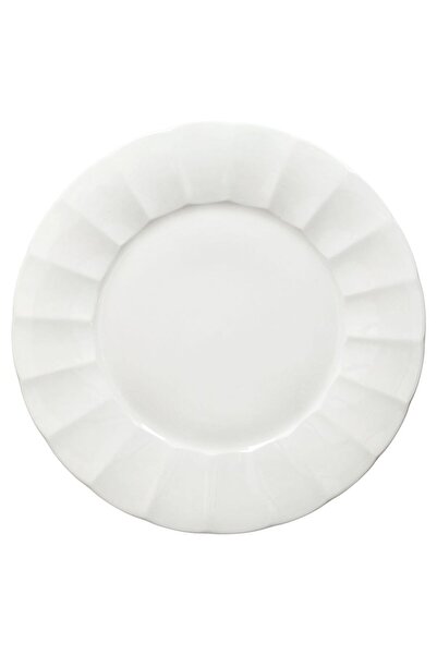 Andrea Fontebasso Round platter Queen, Bone China, 32 cm, White
