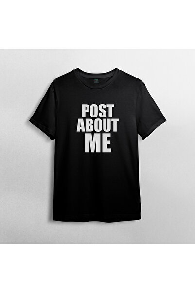 Pixxa Post about Me Unisex 100% Cotton Crew Neck T-Shirt