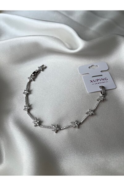 XUPING JEWELRY Silver Yıldız Detay Bileklik
