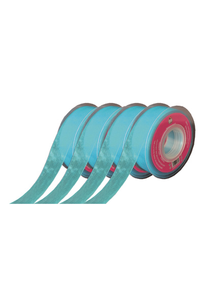 Mirific Party Panglică organza albastră, 23 m x 2,5 cm, QT9658