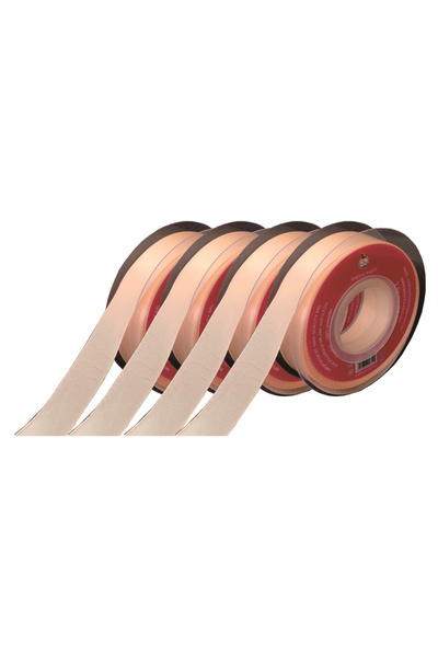 Mirific Party Panglică de satin bej, 23 m x 2 cm, QT9614