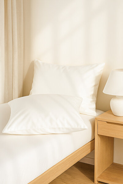 PureText |   Pureshine |   100% Satin Woven 2-Piece Pillowcase Set |   50X70Cm |   White |