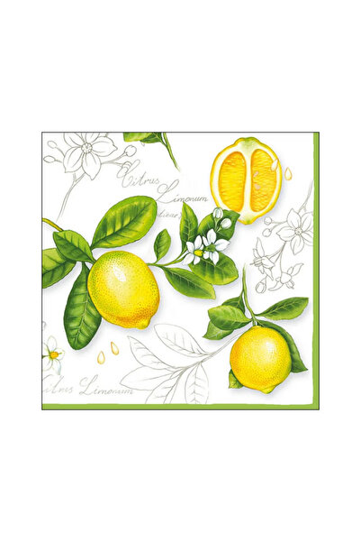 Ambiente Table napkins 33x33 cm Citrus limonum FSC Mix