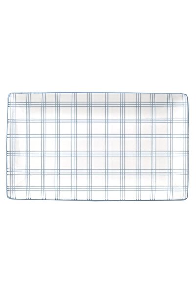 Tognana Plato dreptunghiular Linea Portata, mare, portelan, albastru