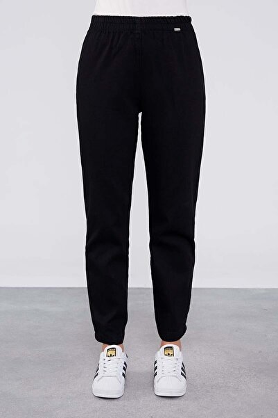 Levidor Black Drawstring Waist Jeans