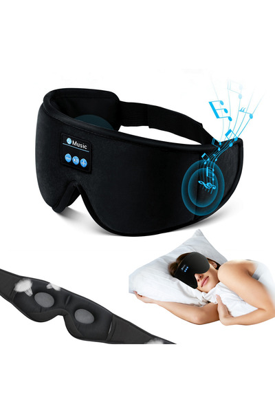 NARCIX SLEEP MASK with Integrated Headphones, Bluetooth 5.1, Adjustable, 3D Ergonomic Design