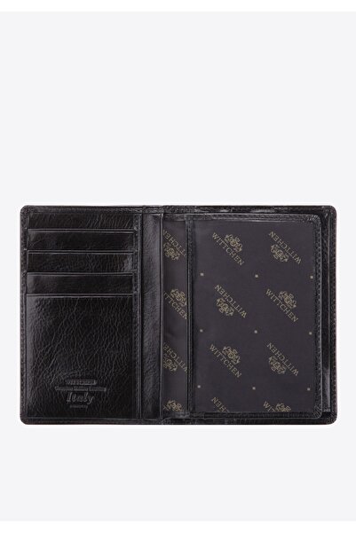 Wittchen Men's Leather Wallet Medium Black Leather