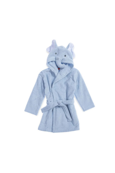 Nef Nef Homeware Children's Bathrobe Favorite Toys 2-4 Years Light Blue