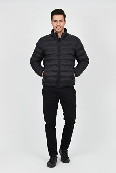 DYNAMO Ανδρικό αθλητικό παλτό με κουκούλα 2 τεμαχίων Regular Fit 3361 BGL-ST04901