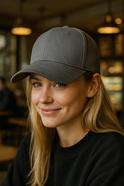 MARBERRY Pălărie pentru femei din țesătură gabardină afumată