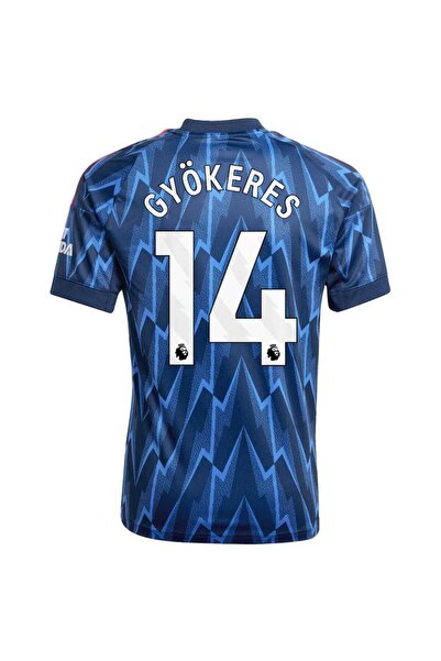 SPECİAL ARENA Arsenal 2025-26 Yeni Sezon Victor Gyökeres Deplasman Forması (NewBlue)