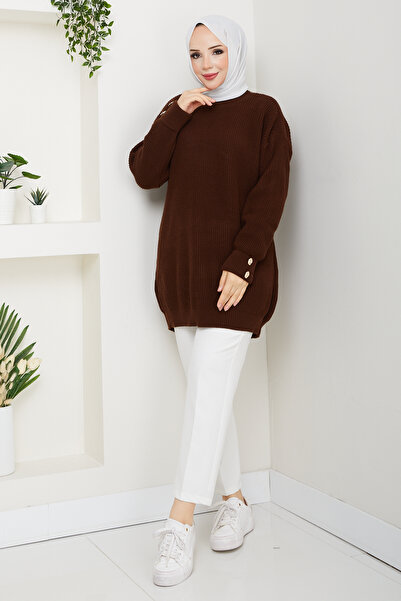 Pamuk Butik Women's Jewelled Sleeve Tunic