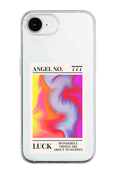 shoptocase جراب هاتف من السيليكون الشفاف بنمط 777 مانيفست لاك متوافق مع آيفون...