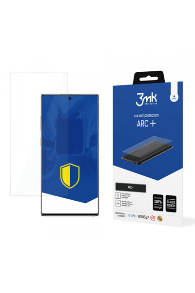 Samsung Folie de protectie Ecran 3MK ARC+ pentru Galaxy Note 10+ N975, Plastic