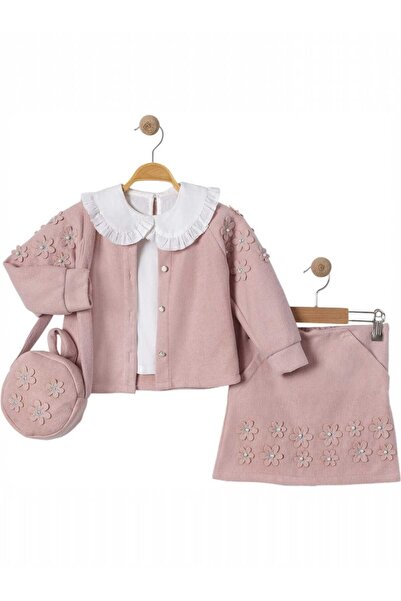 KATIA Baby Girl Floral Skirt and Jacket Set |   Elegant Spring Combination