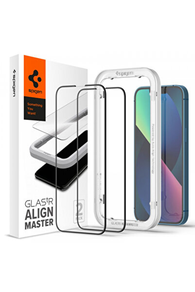 Apple Προστατευτικό οθόνης Spigen GlastR Align Master για iPhone 16e / 14, Γυαλί