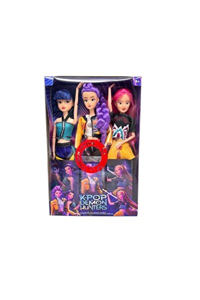 BimBimBo Set de 3 păpuși (K-pop și vânători de demoni) Mira, Rumi și Zoey, 30 cm