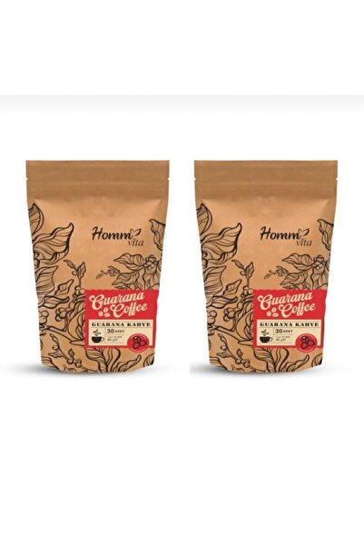 HOMMBİTKİSEL(ZDİ) HOM Bitkisel GUARANA KAHVE 30 ADET 60GR (2 Paket)