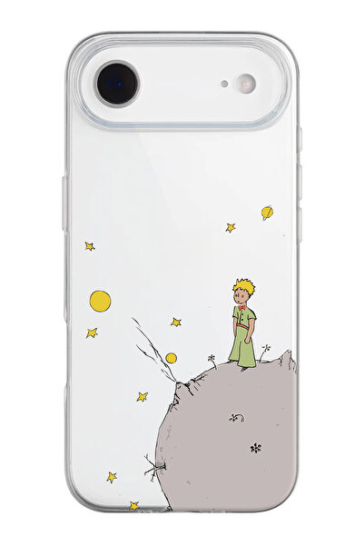 shoptocase حافظة هاتف من السيليكون الشفاف بنمط الأمير الصغير على القمر متوافق...