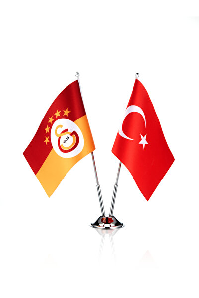 GSStore Galatasaray 5 Yıldızlı Çiftli Masa Bayrağı U251480