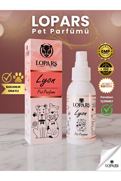 Lopars Lyon Evcil Hayvan Parfümü,Kedi Köpek Kötü Koku Giderici Sprey Yavru Kö...