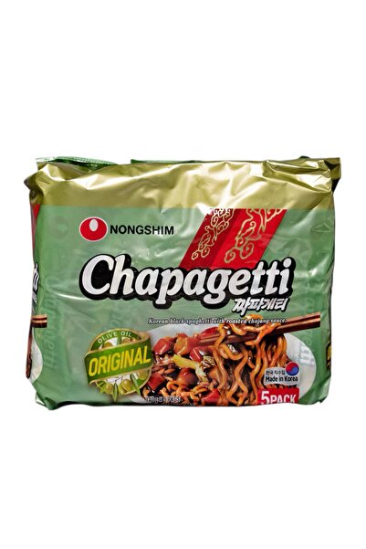 nongshim CHAPAGETTI korean noodle ramen Original olive oil 5’li paket