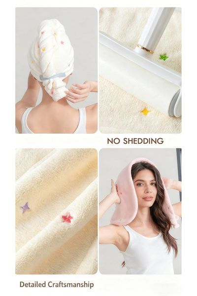 OKGO Microfiber Hair Drying Towel for Hair Drying cap for Beach and Sea Pool Cap