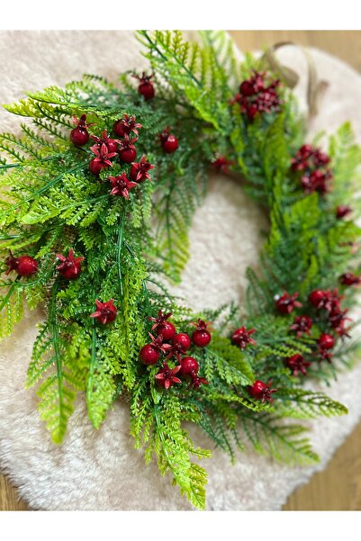 Marrone New Year's Door Ornament Cochineal Wreath