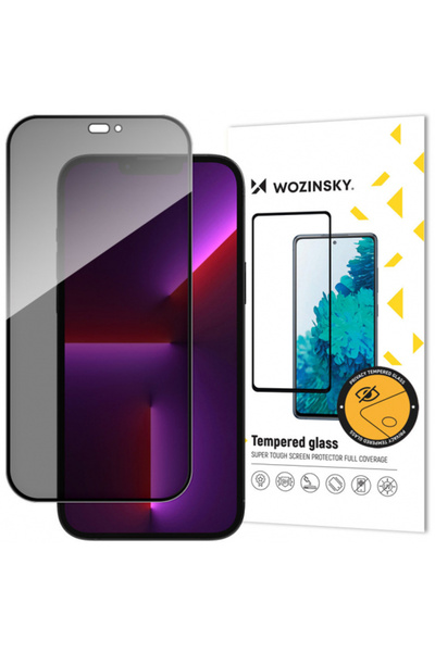 Apple Προστατευτικό οθόνης WZK AntiSpy για iPhone 14 Pro Max, σκληρυμένο γυαλί,