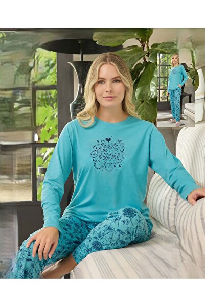 Aydoğan Long Sleeve Pajama Set 240615