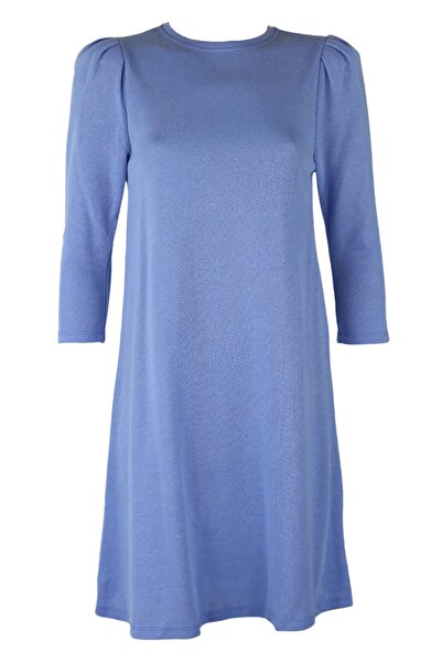 Object Taylor Blue Dress - M, Blue, 80% cotton, 20% polyamide