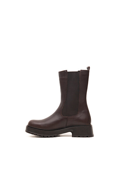 Bulls & Gulls Genuine Leather Rubber Sole Chelsea Women's Boots