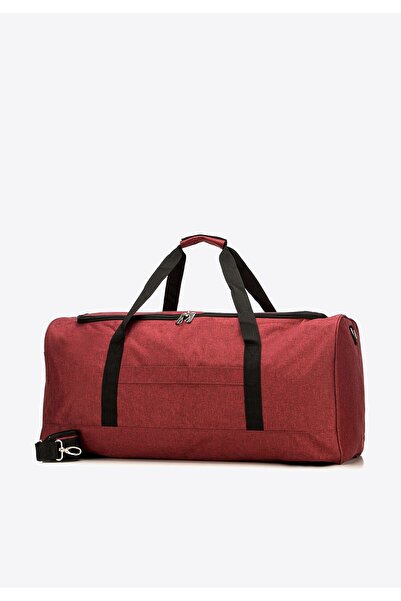Wittchen Men's Travel Bag Melange Large Burgundy Burgundy Polyester