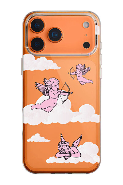 shoptocase حافظة هاتف من السيليكون الشفاف بنمط إيروس متوافقة مع هاتف iPhone 1...