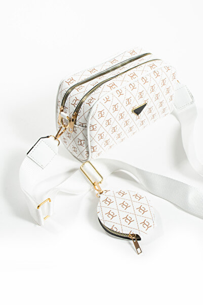 MY VİNTAGE Women's Crossbody Adjustable 2-Compartment Strap Bag