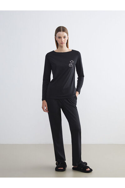 LC Waikiki Women's Modal Blend Pajama Bottoms with Elastic Waist