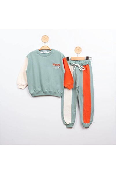 LittlePoffy Children's Oversize Bottom Top Baby Kids Tracksuit Set