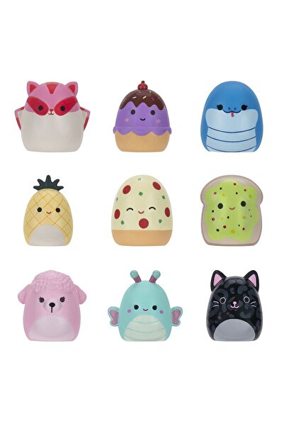 NECO TOYS Buğz Sq Al0075 Squish-A-Longs 3 Figures + Ring Surprise Package with Bag 24-Piece Display