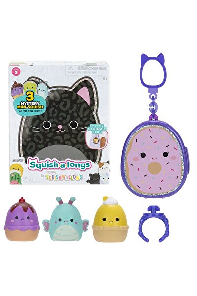 NECO TOYS Buğz Sq Al0075 Squish-A-Longs 3 Figures + Ring Surprise Package with Bag 24-Piece Display